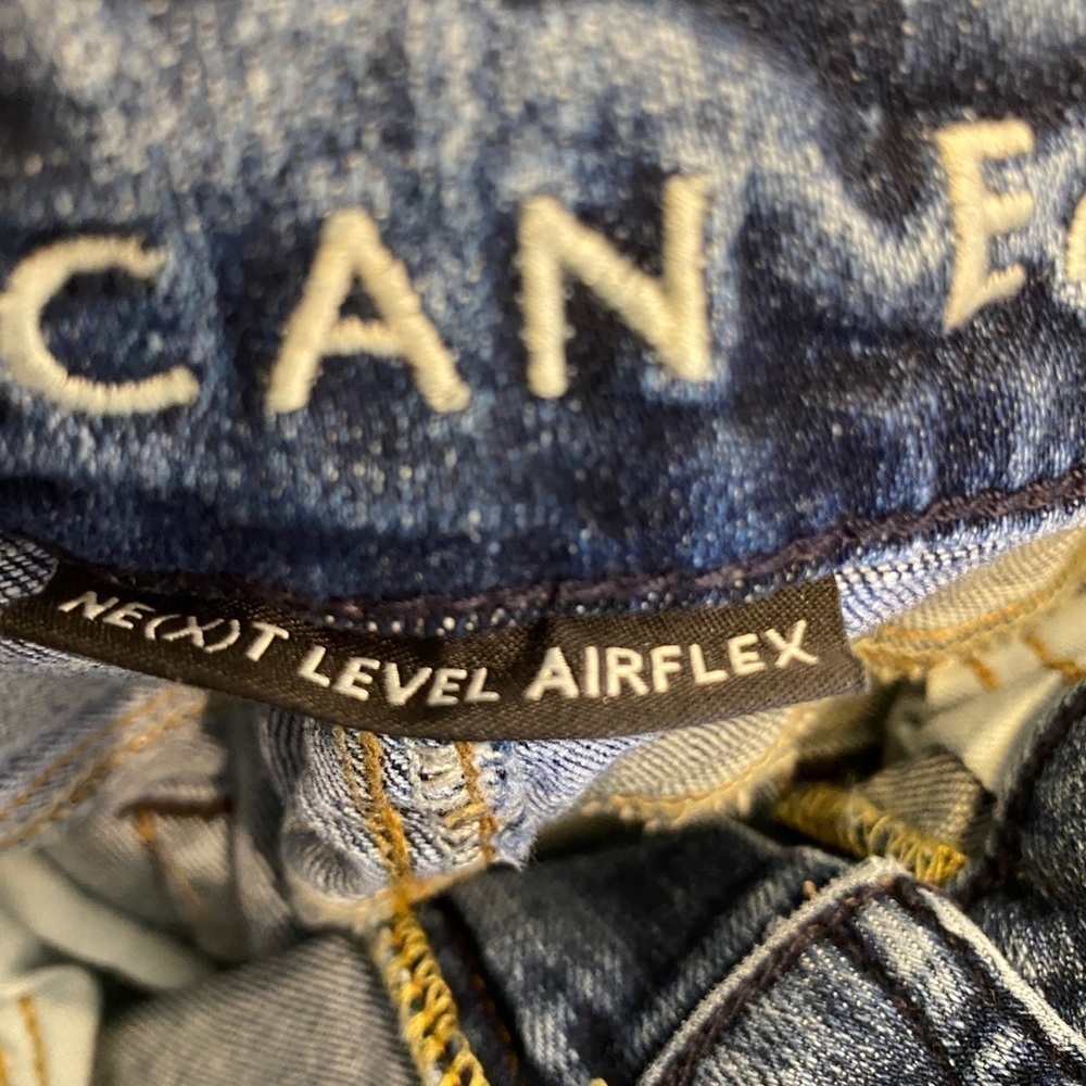 AMERICAN EAGLE 30 x 29.5  Next Level Airflex Jeans Slim Stretch Mens (32x32 Tag) - Picture 5 of 7